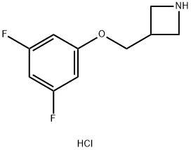 3-((3,5-difluorophenoxy)methyl)azetidine hydrochloride 구조식 이미지