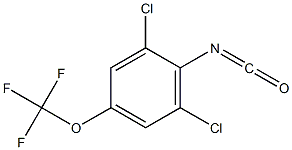 1,3-dichloro-2-isocyanato-5-(trifluoromethoxy)benzene Structure