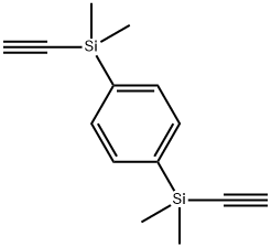 Silane, 1,4-phenylenebis[ethynyldimethyl- Structure