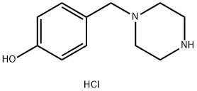 1-(4-Hydroxybenzyl)piperazine hcl Structure