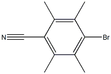 Benzonitrile, 4-bromo-2,3,5,6-tetramethyl- Structure