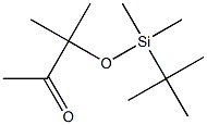 2-Butanone, 3-[[(1,1-dimethylethyl)dimethylsilyl]oxy]-3-methyl- Structure