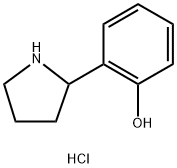 2-(Pyrrolidin-2-yl)phenol hydrochloride 구조식 이미지