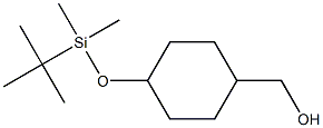 Cyclohexanemethanol, 4-[[(1,1-dimethylethyl)dimethylsilyl]oxy]- Structure