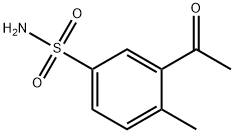 Benzenesulfonamide, 3-acetyl-4-methyl- 구조식 이미지