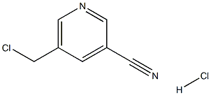 3-Pyridinecarbonitrile, 5-(chloromethyl)-, monohydrochloride 구조식 이미지