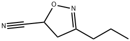 3-Propyl-4,5-dihydro-isoxazole-5-carbonitrile 구조식 이미지