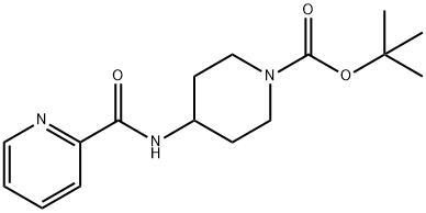 tert-Butyl 4-(picolinamido)piperidine-1-carboxylate Structure