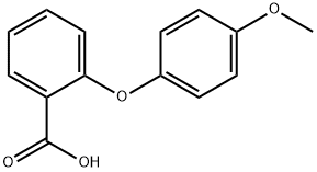 Benzoic acid, 2-(4-methoxyphenoxy)- Structure