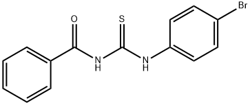 N-{[(4-bromophenyl)amino]carbonothioyl}benzamide 구조식 이미지