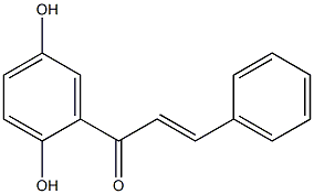 2-Propen-1-one, 1-(2,5-dihydroxyphenyl)-3-phenyl- 구조식 이미지
