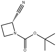 tert-butyl (2R)-2-cyanoazetidine-1-carboxylate Structure