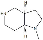 (3aR,7aS)-1-methyl-2,3,3a,4,5,6,7,7a-octahydropyrrolo[3,2-c]pyridine Structure