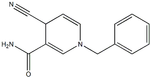 1-benzyl-4-cyano-4H-pyridine-3-carboxamide Structure