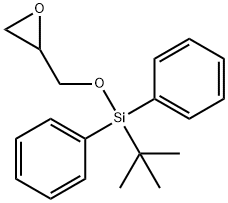 Silane, (1,1-dimethylethyl)(oxiranylmethoxy)diphenyl- Structure