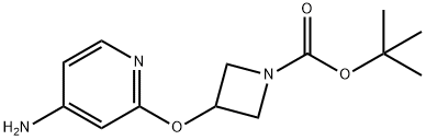 tert-butyl 3-((4-aminopyridin-2-yl)oxy)azetidine-1-carboxylate 구조식 이미지