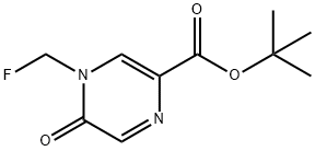 TERT-BUTYL 4-(FLUOROMETHYL)-5-OXO-4,5-DIHYDROPYRAZINE-2-CARBOXYLATE Structure