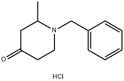 N-BENZYL-2-METHYLPIPERIDIN-4-ONE HCL Structure