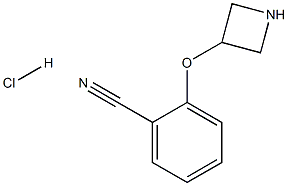 2-(azetidin-3-yloxy)benzonitrile hydrochloride Structure