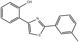 2-[2-(3-methylphenyl)-1,3-thiazol-4-yl]phenol Structure