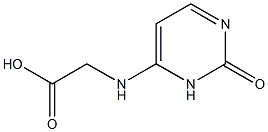2-[(2-oxo-3H-pyrimidin-4-yl)amino]acetic acid Structure