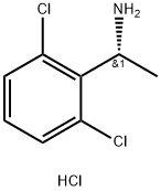 (1R)-1-(2,6-DICHLOROPHENYL)ETHYLAMINE HCl Structure