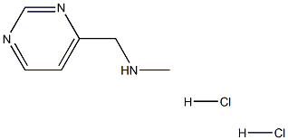 N-methyl-1-(4-pyrimidinyl)methanamine dihydrochloride 구조식 이미지