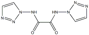 Ethanediamide, N,N'-bis(1H-1,2,3-triazol-1-yl)- Structure