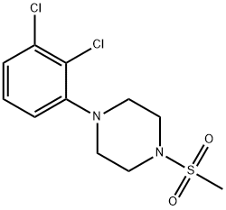 1-(2,3-dichlorophenyl)-4-(methylsulfonyl)piperazine Structure