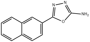 5-(2-naphthyl)-1,3,4-oxadiazol-2-amine 구조식 이미지