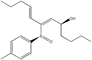 6,8-Dodecadien-5-ol, 7-[(S)-(4-methylphenyl)sulfinyl]-, (5S,6Z,8E)- 구조식 이미지