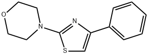 Morpholine, 4-(4-phenyl-2-thiazolyl)- Structure