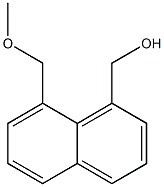 1-Naphthalenemethanol, 8-(methoxymethyl)- 구조식 이미지