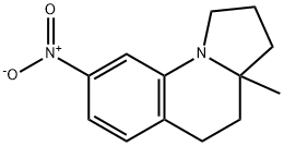 3a-Methyl-8-nitro-1,2,3,3a,4,5-hexahydro-pyrrolo[1,2-a]quinoline Structure