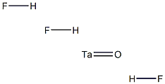 oxotantalum trihydrofluoride Structure