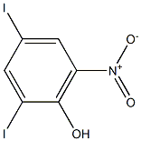 Phenol, 2,4-diiodo-6-nitro- 구조식 이미지