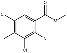 METHYL 2,3,5-TRICHLORO-4-METHYLBENZOATE 구조식 이미지