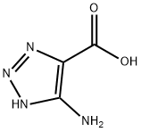 1H-1,2,3-Triazole-4-carboxylicacid, 5-amino- 구조식 이미지