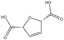 2,5-Furandicarboxylic acid, 2,5-dihydro-, cis- Structure
