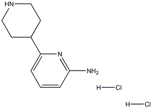 6-(Piperidin-4-yl)pyridin-2-amine dihydrochloride Structure