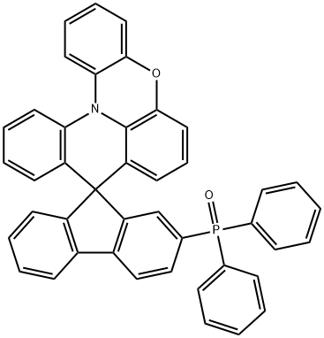 2-(diphenylphosphinyl)-spiro[9H-fluorene-9,9'-quino[3,2,1-kl]phenoxazine] 구조식 이미지