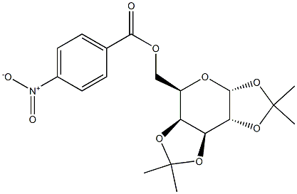 a-D-Galactopyranose,1,2:3,4-bis-O-(1-methylethylidene)-, 4-nitrobenzoate (9CI) Structure