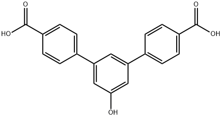 5'-hydroxy-[1,1':3',1''-terphenyl]-4,4''-dicarboxylic acid 구조식 이미지
