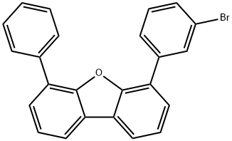 4-(3-bromophenyl)-6-phenyldibenzo[b,d]furan Structure