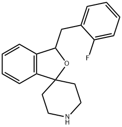 3-(2-fluorobenzyl)-3H-spiro[isobenzofuran-1,4'-piperidine] Structure