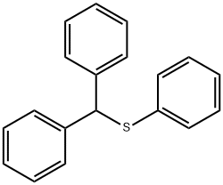 Benzene,1,1'-[(phenylthio)methylene]bis- Structure