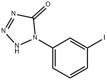 5H-Tetrazol-5-one, 1,2-dihydro-1-(3-iodophenyl)- Structure