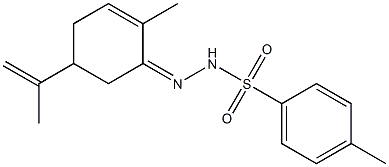 4-methyl-N-[(2-methyl-5-prop-1-en-2-yl-1-cyclohex-2-enylidene)amino]benzenesulfonamide Structure