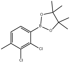 2-(2,3-Dichloro-4-methylphenyl)-4,4,5,5-tetramethyl-1,3,2-dioxaborolane Structure