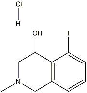 5-iodo-2-methyl-3,4-dihydro-1H-isoquinolin-4-ol:hydrochloride 구조식 이미지